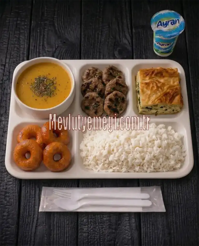 Köfteli Mevlüt Pilavı Menü - Köfteli Mevlüt Yemeği Menü
