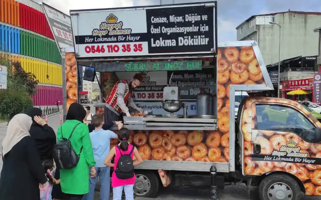 istanbul lokmacı mobil hayır lokması