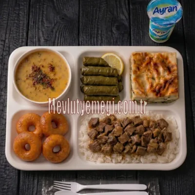 Etli Mevlüt Yemeği ve Mevlüt Pilavı Menü