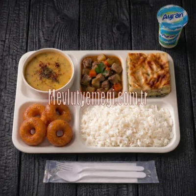 Etli Sulu Yemekli Mevlüt Yemeği ve Mevlüt Pilavı Menü