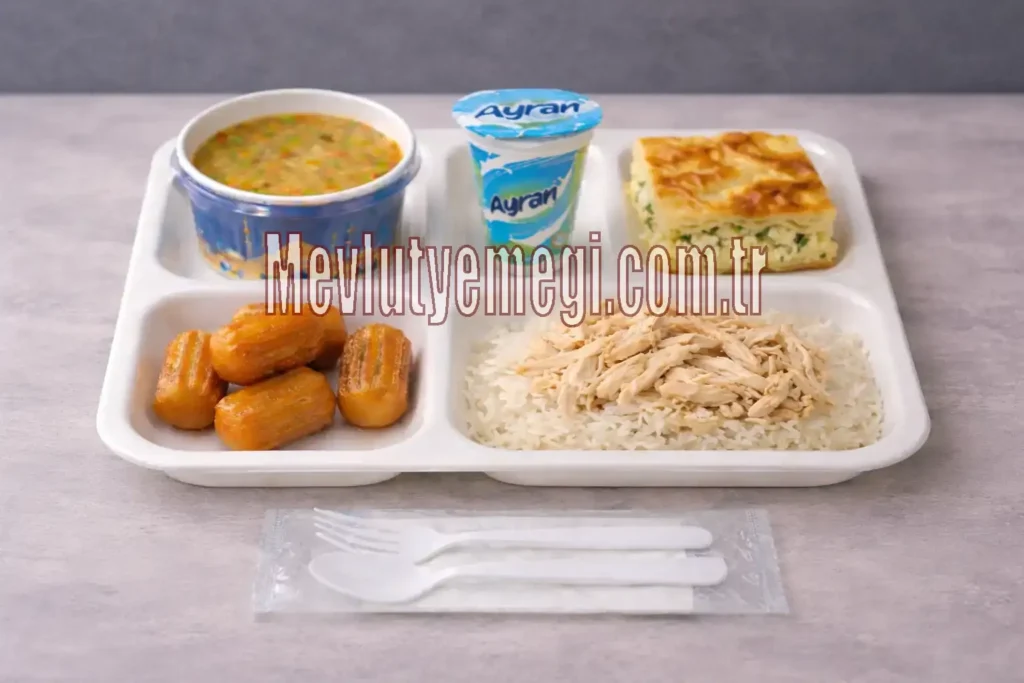 Tavuklu Pilav Mevlüt Pilavı Menü