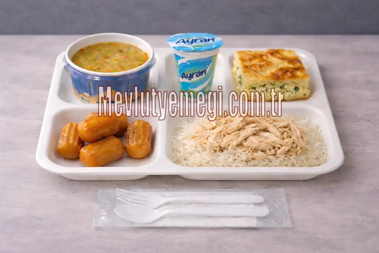 Tavuklu Pilav Mevlüt Pilavı Menü