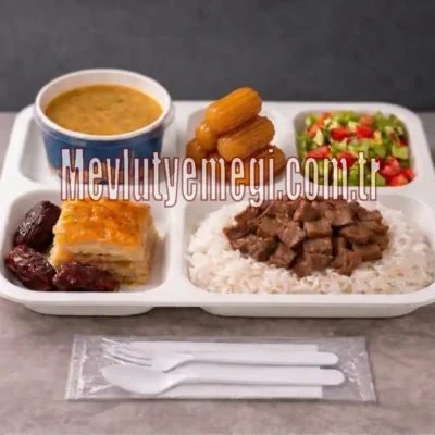 ramazan için mevlüt yemeği menüsü iftar dağıtımı hayır pilavı