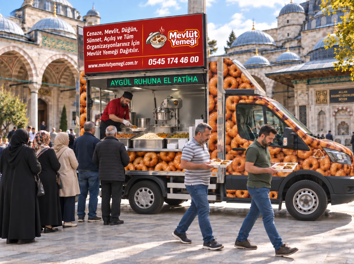 İstanbul Mevlüt Yemeği - Mevlüt Pilavı - Mevlüt Pilavcısı