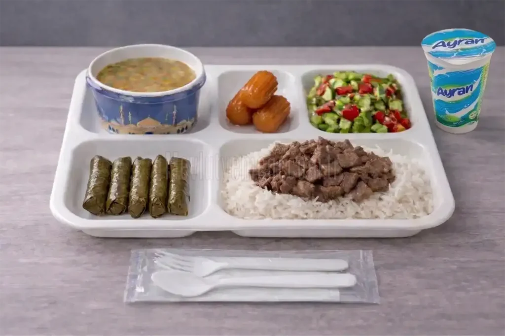 kavurmalı mevlüt pilavı menü