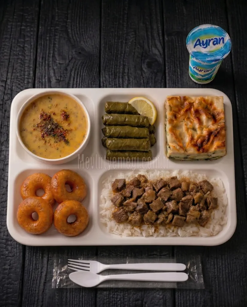 Etli Mevlüt Yemeği ve Mevlüt Pilavı Menü