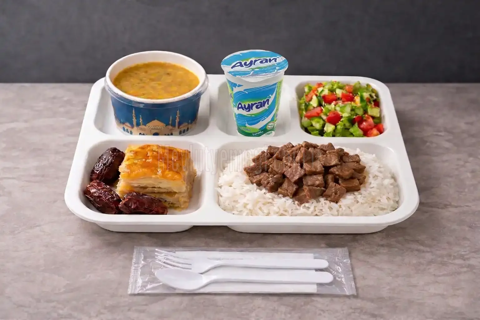 ramazan için mevlüt yemeği menüsü iftar dağıtımı hayır pilavı