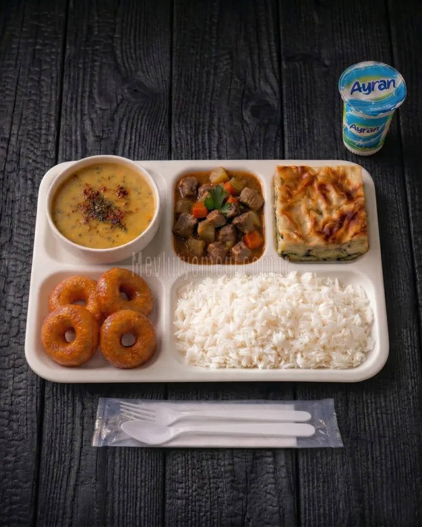 Etli Sulu Yemekli Mevlüt Yemeği ve Mevlüt Pilavı Menü